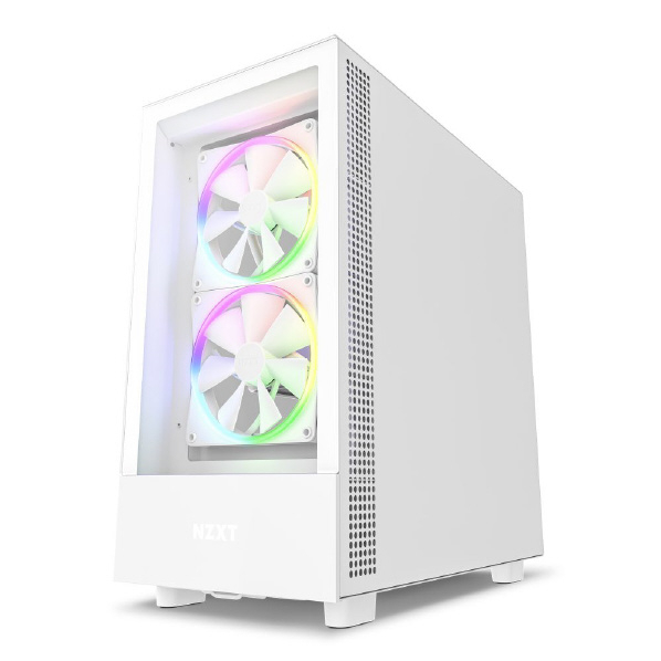NZXT プレミアム ミドルタワー型PCケース ホワイト CC-H51EW-01 NZXT H5 case ver KRAKEN ATX USB Gen Type ×1 5インチ