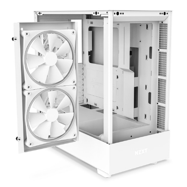 NZXT プレミアム ミドルタワー型PCケース ホワイト CC-H51EW-01 NZXT H5 case ver KRAKEN ATX USB Gen Type ×1 5インチ