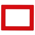 日本緑十字社 緑十字/路面用区画標識A4用紙対応 赤 YKH-A4R 裏テープ 赤貼付タイプ(裏テープ付き)312398 FC749GU-1028510