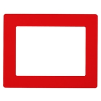日本緑十字社 緑十字/路面用区画標識A4用紙対応 赤 YKH-A4R 裏テープ 赤貼付タイプ(裏テープ付き)312398 FC749GU-1028510