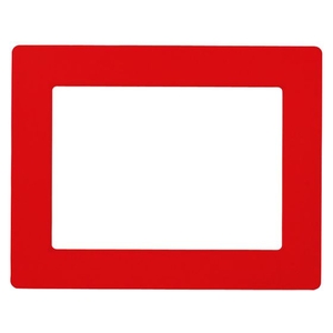 日本緑十字社 緑十字/路面用区画標識A4用紙対応 赤 YKH-A4R 裏テープ 赤貼付タイプ(裏テープ付き)312398 FC749GU-1028510-イメージ1