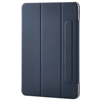 エレコム 11インチiPad Air(M3/M2)用フラップケース 超薄型 マグネット着脱 スリープ対応 ネイビー TB-A25MWVPF2NV