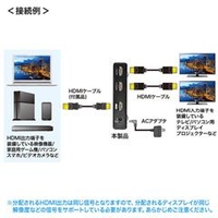 サンワサプライ VGA-UHDSP2 4K2K対応HDMI分配器（2分配） |エディオン