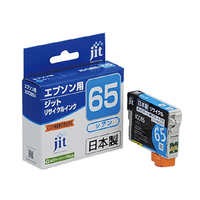 JIT エプソン(EPSON) ICC65対応 ジットリサイクルインクカートリッジ シアン JIT-E65C
