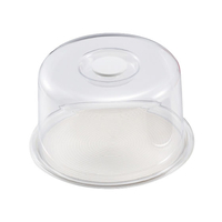 曙産業 深型クリアラブリーハット 中 ホワイト FC63459