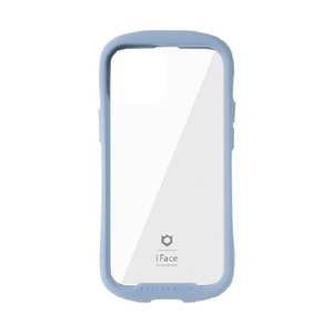 HAMEE iPhone 13 mini用ハイブリッドケース IFACE REFLECTION ペールブルー 41-933084-イメージ1