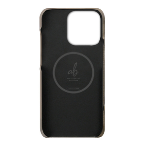 ABBI SIGNATURE iPhone 16 Pro Max用シュランケンカーフ MagSafe対応バックカバー エトープ ABS27308I16PM-イメージ3