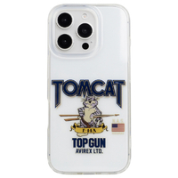 エム・ディー・シー iPhone 16 Pro用TPUクリアケース AVIREX トムキャット MD-75562-2
