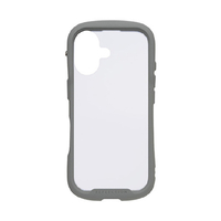 Hamee iPhone17用 強化ガラスクリアケース IFACE REFLECTION FROST グレー 41-183087