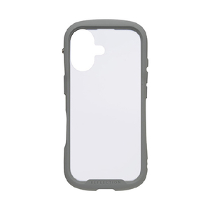 Hamee iPhone17用 強化ガラスクリアケース IFACE REFLECTION FROST グレー 41-183087-イメージ1