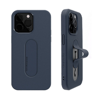 momo stick iPhone 15 Pro用Mag Grip フラットケース ネイビー MMS25308I15PR