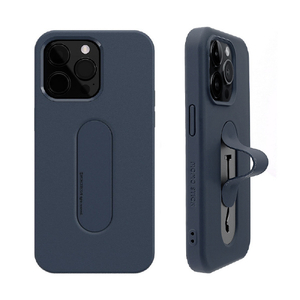 momo stick iPhone 15 Pro用Mag Grip フラットケース ネイビー MMS25308I15PR-イメージ1