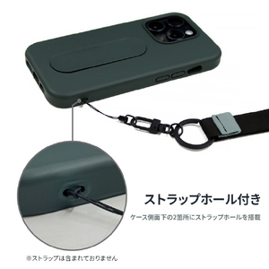 momo stick iPhone 15 Pro用Mag Grip フラットケース ネイビー MMS25308I15PR-イメージ10