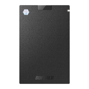 BUFFALO USB3．2(Gen1) ポータブルSSD(1TB) ブラック SSD-PGVB1.0U3-B-イメージ1