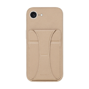 ＮＡＴＵＲＡＬ　ｄｅｓｉｇｎ iPhone 16e用背面型ケース NICOLA ブラウン IP24SP-NIC04-イメージ1