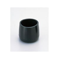光 イス脚キャップ パイプ脚用 黒 32mm FCM0518-BE8-322