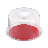 曙産業 深型クリアラブリーハット 中 レッド FC63460