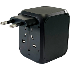 カシムラ 海外用変換プラグA/C/O/BFタイプ Type-C ブラック WP-109M-イメージ3