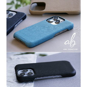 ABBI SIGNATURE iPhone 16 Pro用シュランケンカーフ MagSafe対応バックカバー グレージュ ABS27309I16PR-イメージ15
