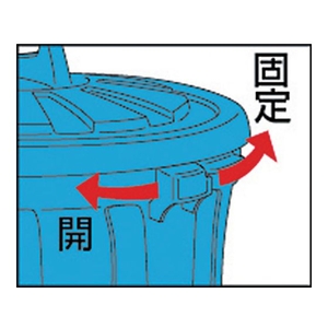 トラスコ中山 エコペール 丸型 45L FC669HB-1760149-イメージ3