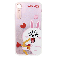LINE FRIENDS iPhone XR用ケース LIGHT UP CASE CUPID LOVE コニーキューピッド KCL-LCL006