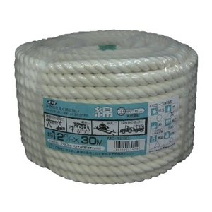ユタカメイク ロープ 綿ロープ万能パック 12φ×30m FC969GZ-4948891-イメージ1