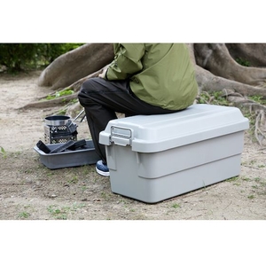 トラスコ中山 トランクカーゴ 70L グレー 780390370グレー70 FC418GY-2073979-イメージ4