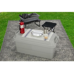 トラスコ中山 トランクカーゴ 70L グレー 780390370グレー70 FC418GY-2073979-イメージ5
