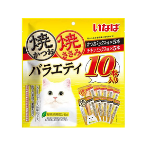 いなば 焼かつお・ささみ バラエティ 10P FCF633N-イメージ1
