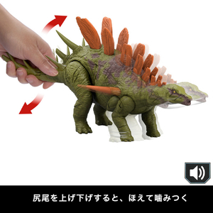 マテル JCL65 ジュラシック・ワールド アクションフィギュア ほえる!ケントロサウルス JWｱｸｼﾖﾝFﾎｴﾙｹﾝﾄﾛｻｳﾙｽ-イメージ3