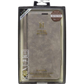 NATURAL design らくらくスマートフォン(F-53E)用手帳型ケース STYLE NATURAL グレー RKF53E-VS01