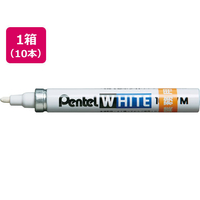 ぺんてる ホワイト 中字(業務用) 10本 F135322-X100W-MDG