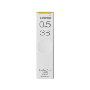 三菱鉛筆 シャープ替芯 uni(ユニ) 0.5mm 3B 40本 FCB9977-ULS05403B-イメージ1