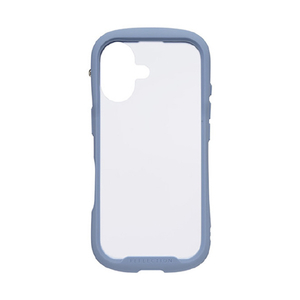 Hamee iPhone17用 強化ガラスクリアケース IFACE REFLECTION FROST ペールブルー 41-183100-イメージ1
