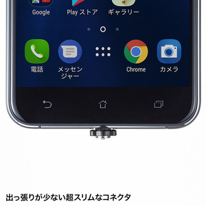 サンワサプライ マグネット着脱式充電クレードルスタンド PDA-STN28BK-イメージ12