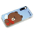 LINE FRIENDS iPhone XR用ケース LIGHT UP CASE CUPID LOVE ブラウンハート KCL-LCL007-イメージ2