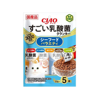 いなば CIAO すごい乳酸菌クランキー シーフードバラエティ 5袋 FCF637N