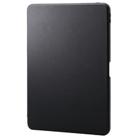 エレコム 13インチiPad Pro(M4)用 フラップケース 360度回転 背面クリア 2アングル スリープ ブラック TB-A25PLMG360BK