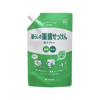 ミヨシ石鹸 暮らしの重曹せっけん 泡スプレー スパウト 600ml F047687