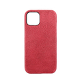 ABBI SIGNATURE iPhone 13用ケース イタリアンレザーバックカバー PIERROT LUX レッド ABS22310I13