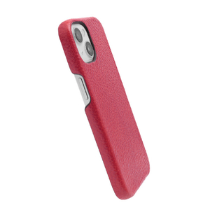 ABBI SIGNATURE iPhone 13用ケース イタリアンレザーバックカバー PIERROT LUX レッド ABS22310I13-イメージ3