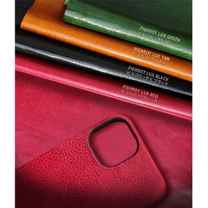 ABBI SIGNATURE iPhone 13用ケース イタリアンレザーバックカバー PIERROT LUX レッド ABS22310I13-イメージ8
