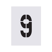 アイマーク ステンシル 9 文字サイズ250×125mm FC854JC-4341694