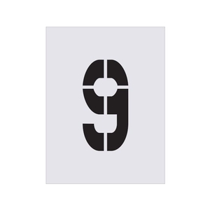 アイマーク ステンシル 9 文字サイズ250×125mm FC854JC-4341694-イメージ1
