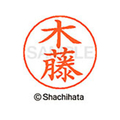 シヤチハタ ネームペン用ネーム シルバー 既製 木藤 FC46649-X-GPS-0878