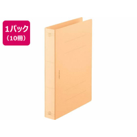 ライオン事務器 フラットファイル A4タテ (特厚とじタイプ) 黄 10冊 FCC8781-102-91
