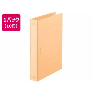 ライオン事務器 フラットファイル A4タテ (特厚とじタイプ) 黄 10冊 FCC8781-102-91-イメージ1