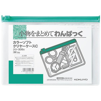コクヨ カラーソフトクリヤーケースC〈マチなし〉B6 緑 F047743-ｸｹ-306G