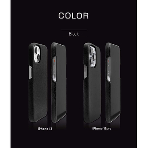 ABBI SIGNATURE iPhone 13用ケース イタリアンレザーバックカバー PIERROT LUX グリーン ABS22311I13-イメージ16