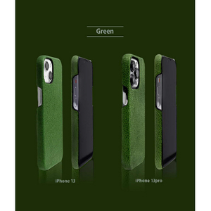 ABBI SIGNATURE iPhone 13用ケース イタリアンレザーバックカバー PIERROT LUX グリーン ABS22311I13-イメージ18